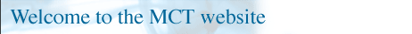 Welcome to the MCT website